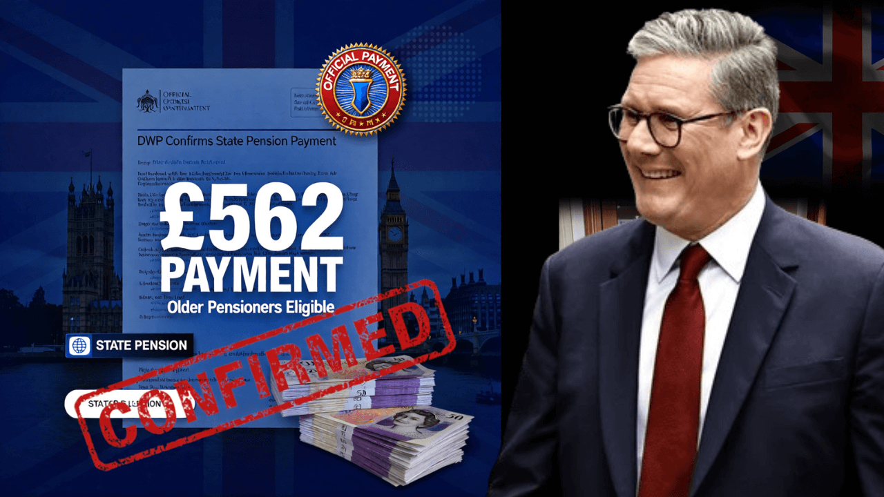 DWP Officially Confirms £562 State Pension Payment for Older Pensioners